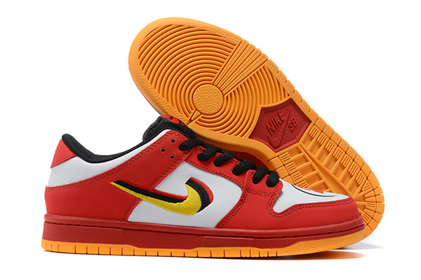 Men's Dunk Low SB Red/White Shoes 0201 Men's Dunk Low SB Red/White Shoes 0201